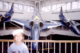 Katy with Blue Angels