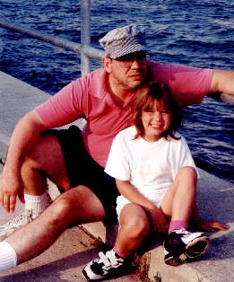 John and Katy at pier