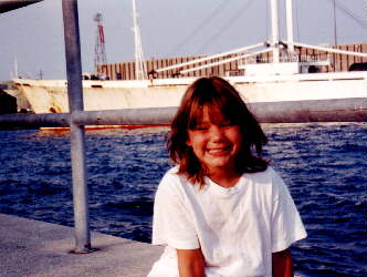 Katy at the pier