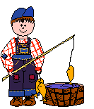 Boy fishing