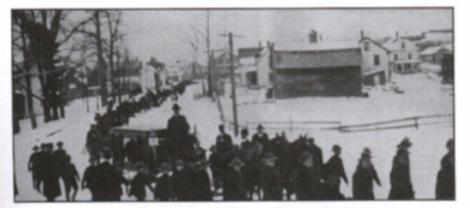 Funeral procession - Rev Henry Joyner/ Cort�ge Fun�raire - P�re Henry Joyner