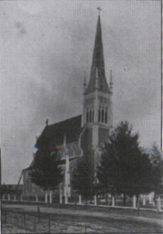 Picture of original church / Photo de la premi&egrave;re &eacute;glise