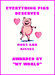 Hogs and Kisses Award