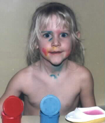Kristin in the bathtub