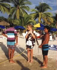 Ryan is ready to parasail