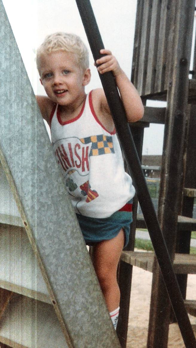 Luke at Allen Park in Wildwood in August 1989