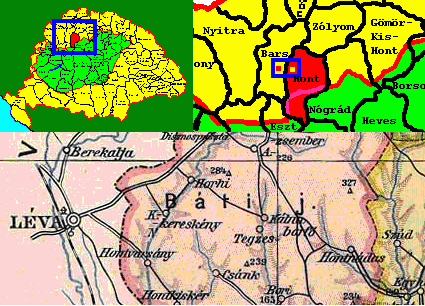 Kis-Keresk�ny in the historical county of Hont, Hungary