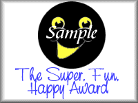 The Super, Fun, Happy Award - Sample