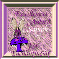 Excellence Award For Enchantment - Sample