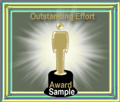 Outstanding Effort Award - Sample