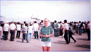 Jessica during the 98 Air Show at Misawa AB Japan