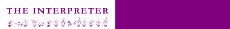 The Interpreter - A Deaf Newsletter