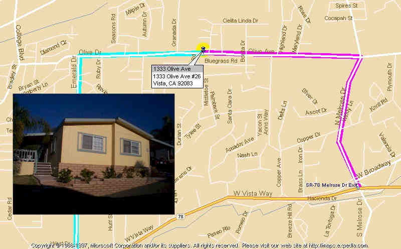 Jeff Anderson's House 1333 Olive Ave Space 26 Vista, CA 92083