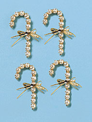 Pearl Bead Candy Cane