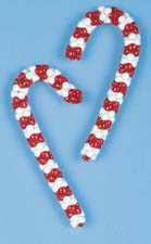red and white candy cane