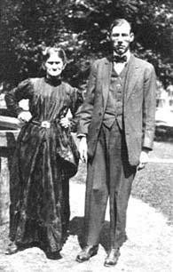 [picture of Mary E.
Allen and her grandson]