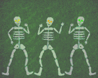 Colored bones