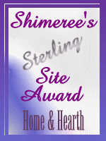 Shimeree's Sterling Site Award