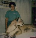 Mom and cat