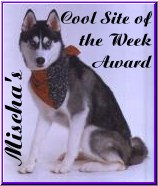 Mischa's Cool Site of the Week Award (9/23/97)