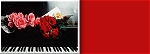 Piano With Roses