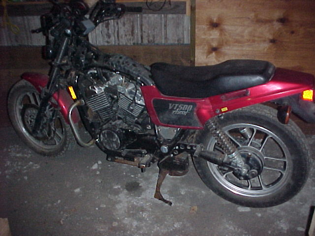 Honda vt500 ascot gas tank #4