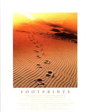 Footprints Poster