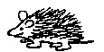 Left-facing hedgie