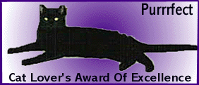 Catlover's Award of Excellence