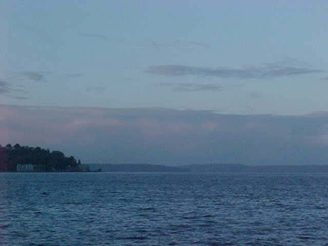 Dawn across Puget Sound