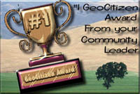 For being an exemplary geocitizen