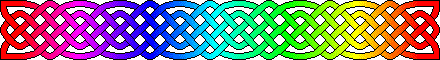 Rainbow Celtic Interlacing