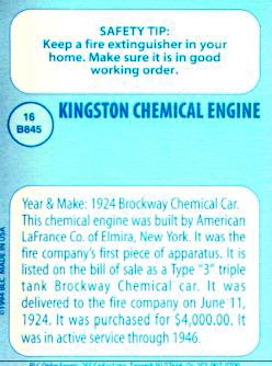 Back of Collector's Card #16