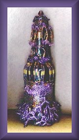 beaded bottle