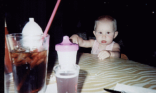 Kara with Drinks