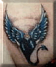 My devil with angel wings tattoo...