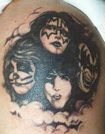 The best Kiss tat I've ever seen.