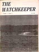 The WATCHKEEPER, vol 1, issue 1