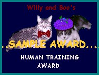 Training Your Human Award *sample*