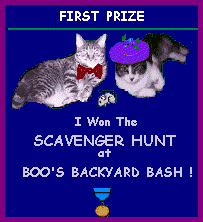 Boo's Scavenger Hunt