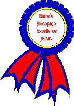 Elaine's Homepage Excellence Award