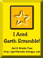 I Aced Garth Scramble