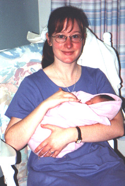 Sarah with Aunt Heather