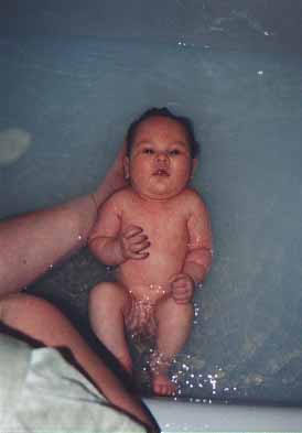 Enjoying my bath