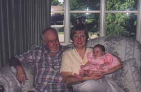 Great-Grandpa, Grandma and I
