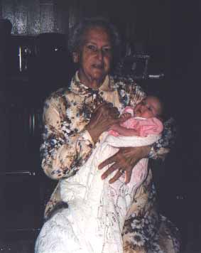 Great-Gradma Boyd and I