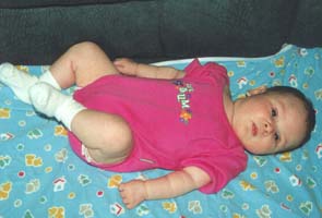 Sarah at 9 weeks