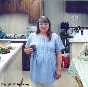 Marcie at the Shower