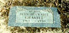 Fern Huckabee Gravitt Headstone