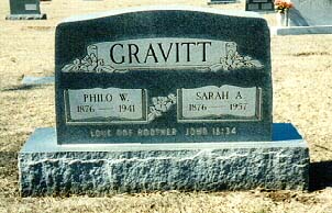 Philo W. Gravitt and Sarah A. Gravitt